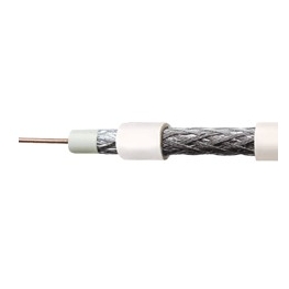 CABO COAXIAL 75 OHMS RGC 59 - 40 % BRANCO-