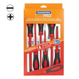 TRAMONTINA - JG. CHAVE FENDA C/6 PCS 44315/406-