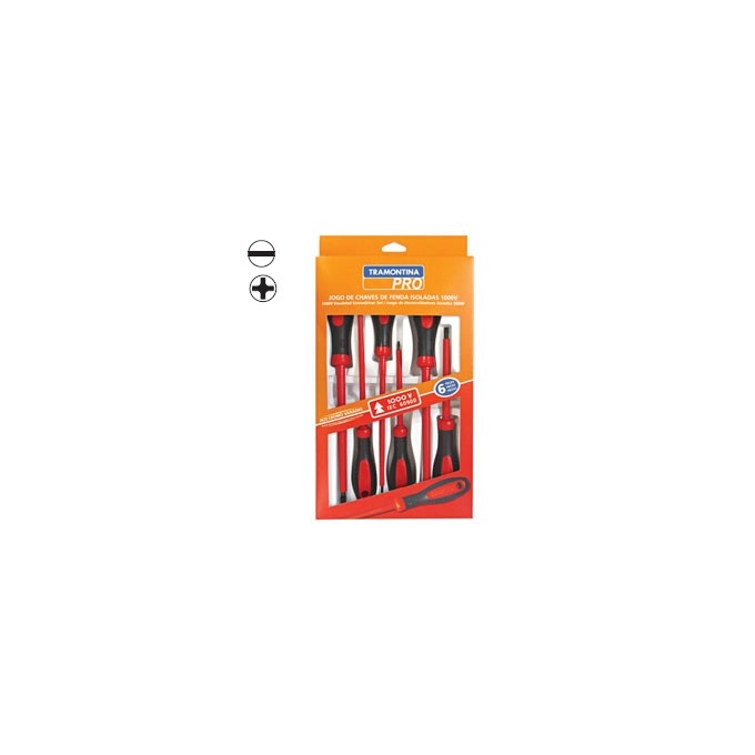 TRAMONTINA - JG. CHAVE FENDA C/6 PCS 44315/406-