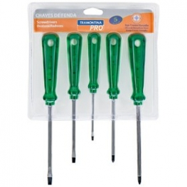 TRAMONTINA - JG. CHAVE FENDA C/5 PCS 44110/505-