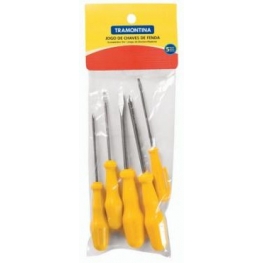 TRAMONTINA - JG. CHAVE FENDA C/5 PCS 41516/425-