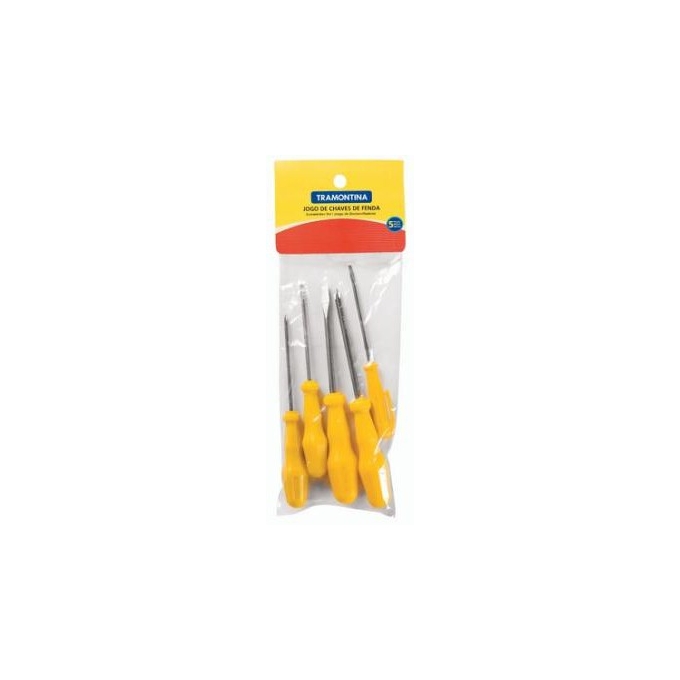 TRAMONTINA - JG. CHAVE FENDA C/5 PCS 41516/425-