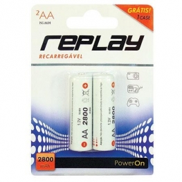 BATERIA NIMH AA - 2800MAH - BLISTER C/02-
