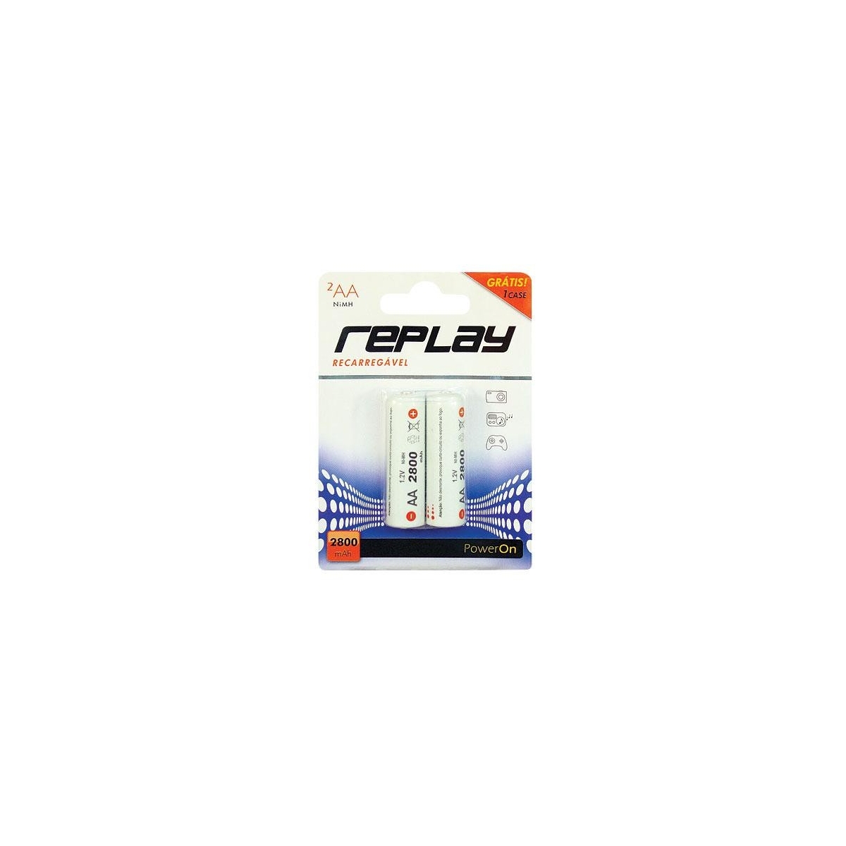 BATERIA NIMH AA - 2800MAH - BLISTER C/02-