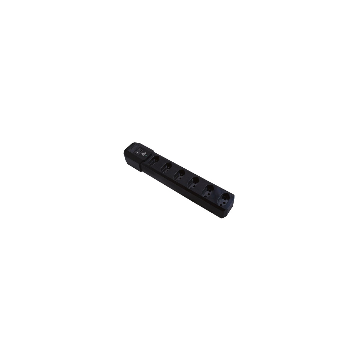 F. DE LINHA 6 TOMADAS - F 6 PRETO - CLONE-