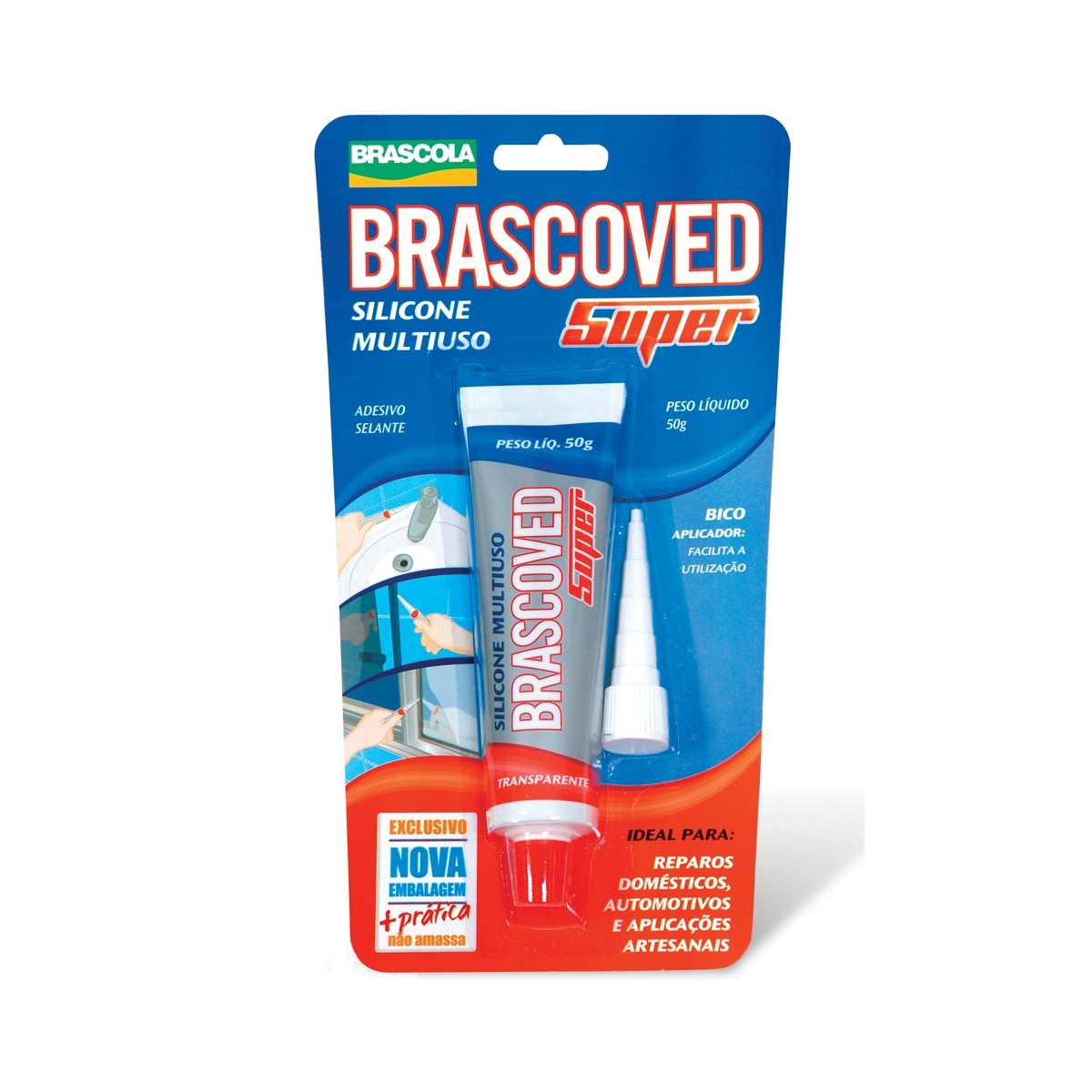 COLA DE SILICONE BRASCOLA SUPER-