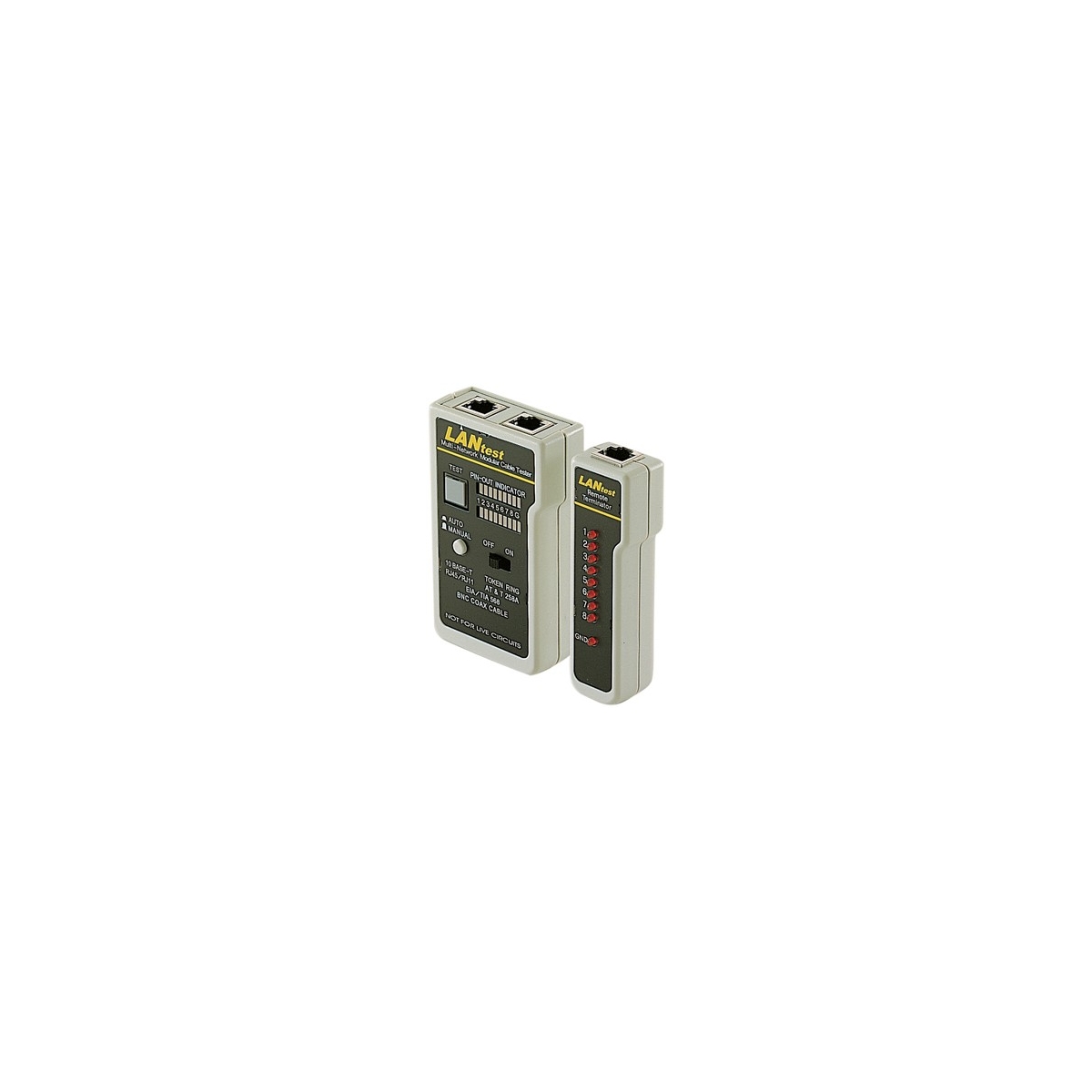 TESTADOR DE CABO UTP - RJ 45/RJ 11/BNC - REMOTE C-