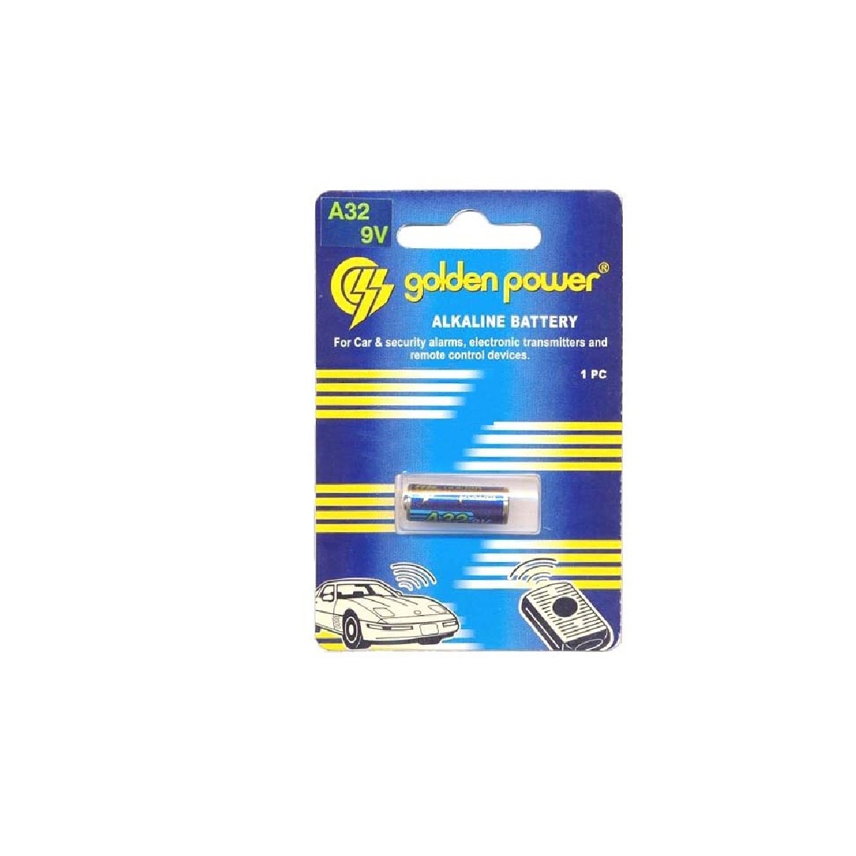 BATERIA ALCALINA   9V - A32 (8X22MM)
