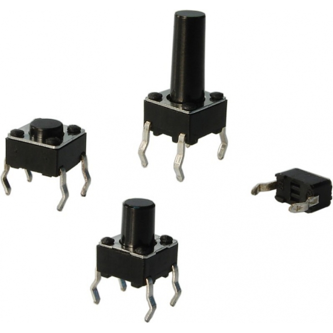 CHAVE TACTIL A 06 - 4,3 - ( 6 X 6 X 4,3 ) METALTEX