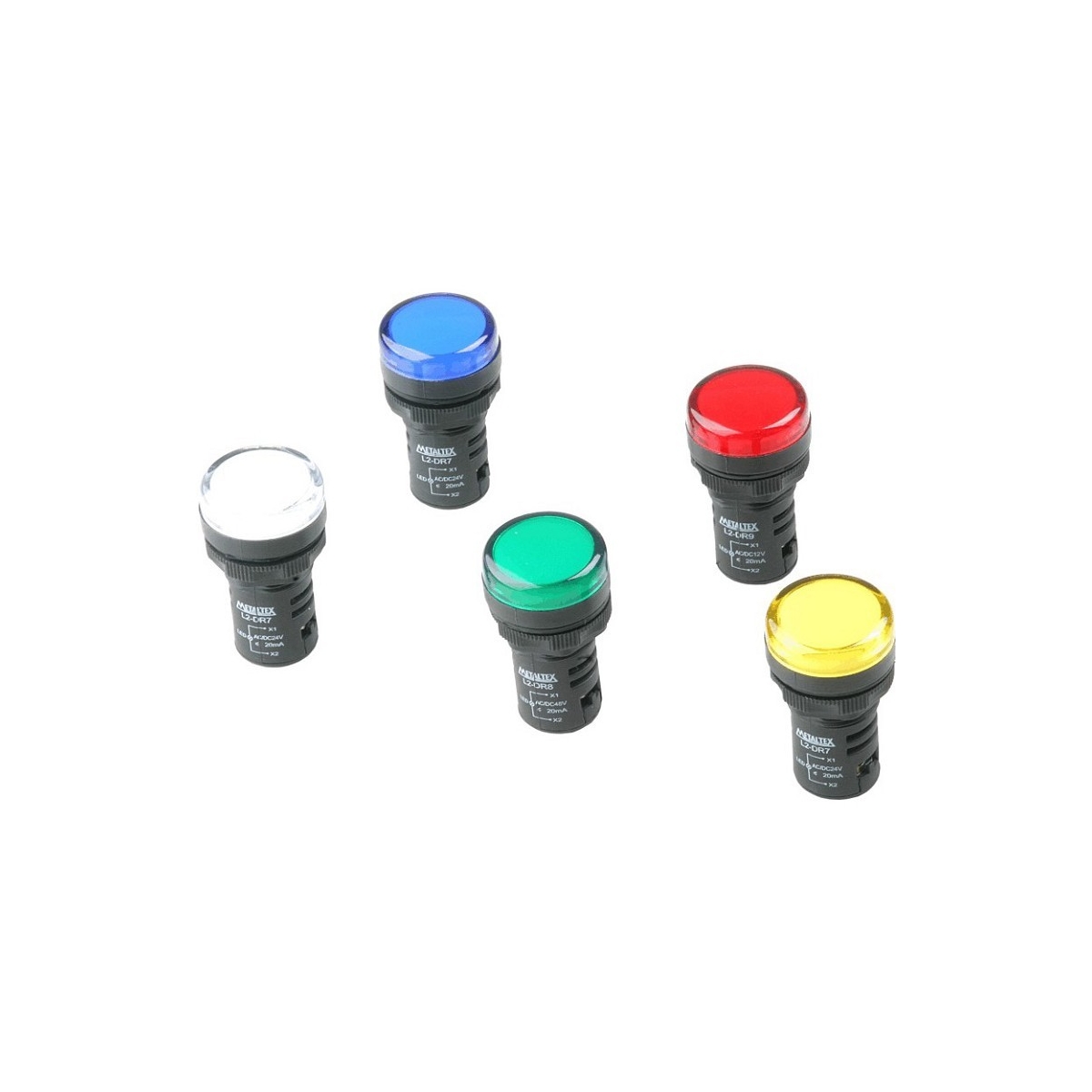 SINALEIRO LED 22MM   24V - AMARELO ( L20-DR7-Y )