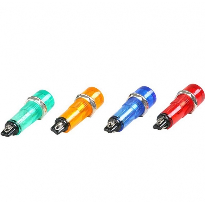 SINALEIRO REDONDO 11MM 24VCC LARANJA ( TPN 117O )