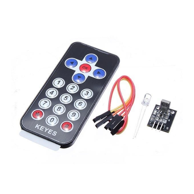 ARDUINO - ACESSORIO - KIT CONTROLE REMOTO INFRAVERMELHO C/ MODULO IR