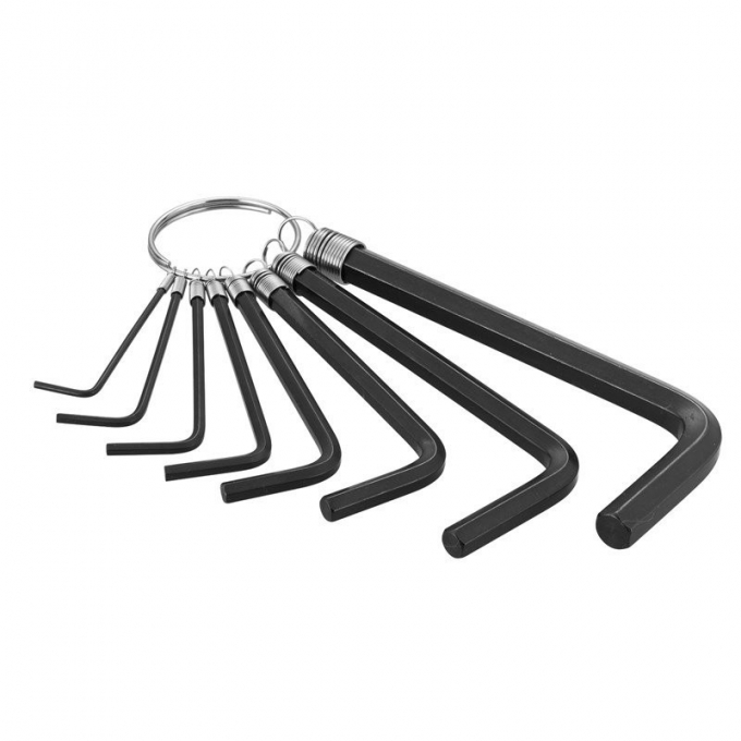 WORKER - JOGO CHAVE HEXAGONAL 1,5MM A 8MM (8PECAS)