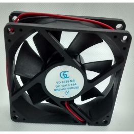 VENTILADOR - 80 X 80 X 25MM - 12VDC - 0803N
