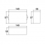 CAIXA PB-114-TE ( 147 X 97 X 55 )