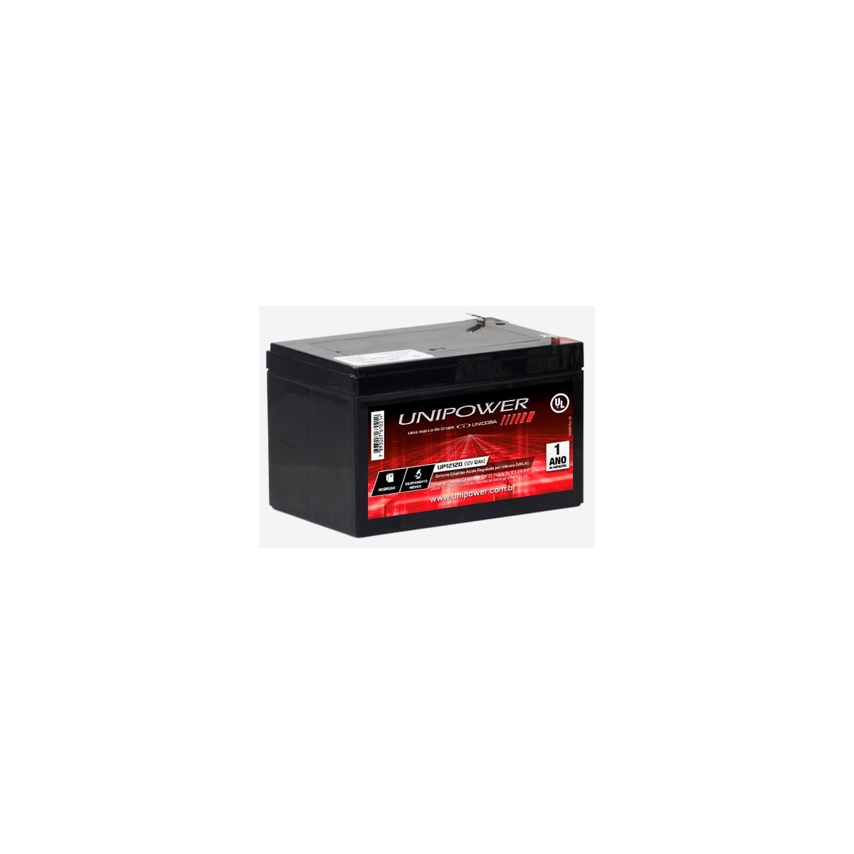 BATERIA SELADA 12V - 12AH - UNIPOWER