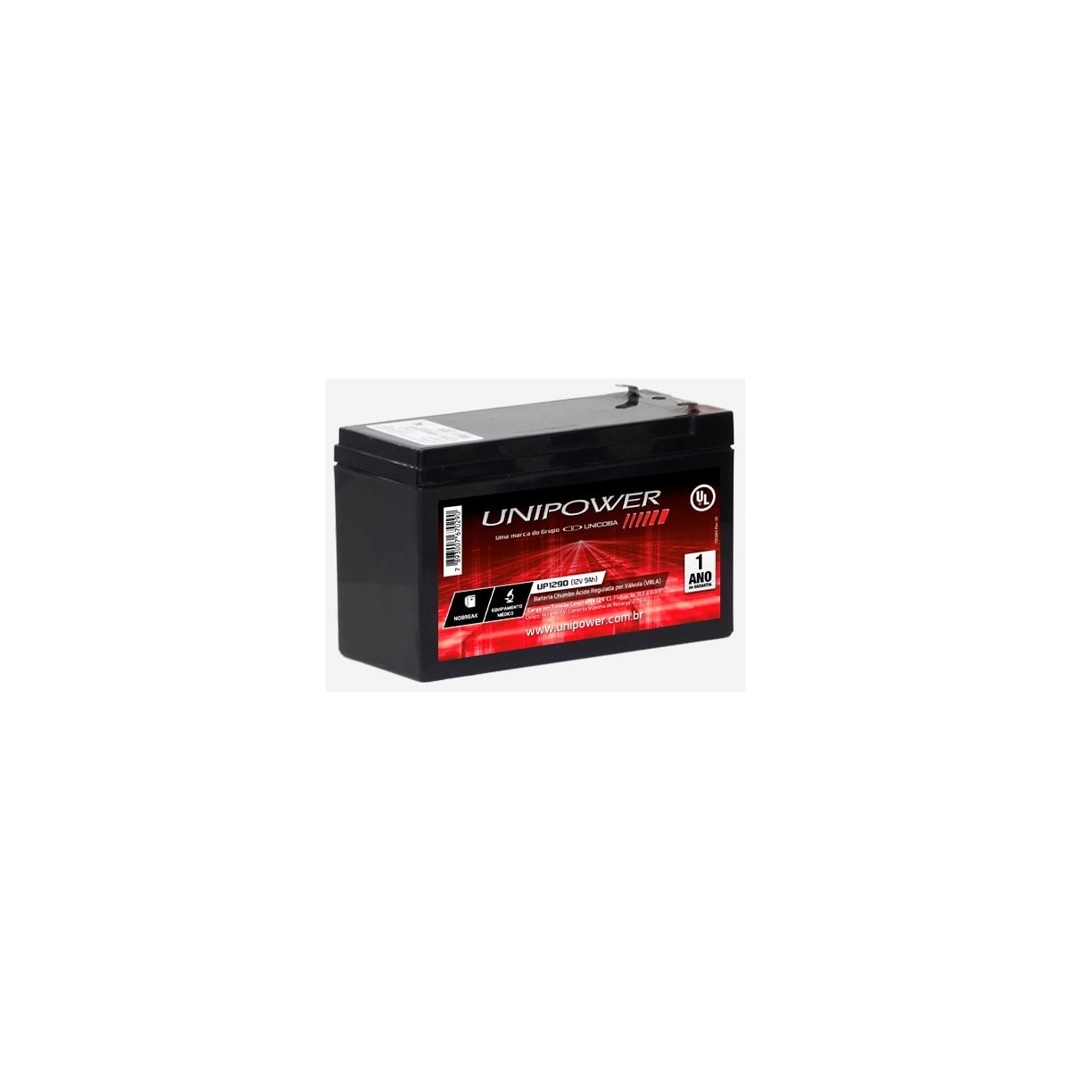 BATERIA SELADA 12V -   9AH - UNIPOWER