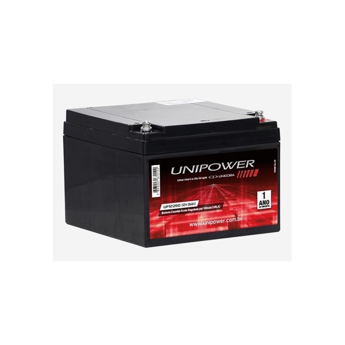 BATERIA SELADA 12V - 26AH - UNIPOWER