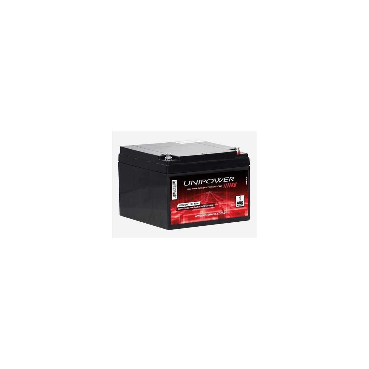 BATERIA SELADA 12V - 26AH - UNIPOWER