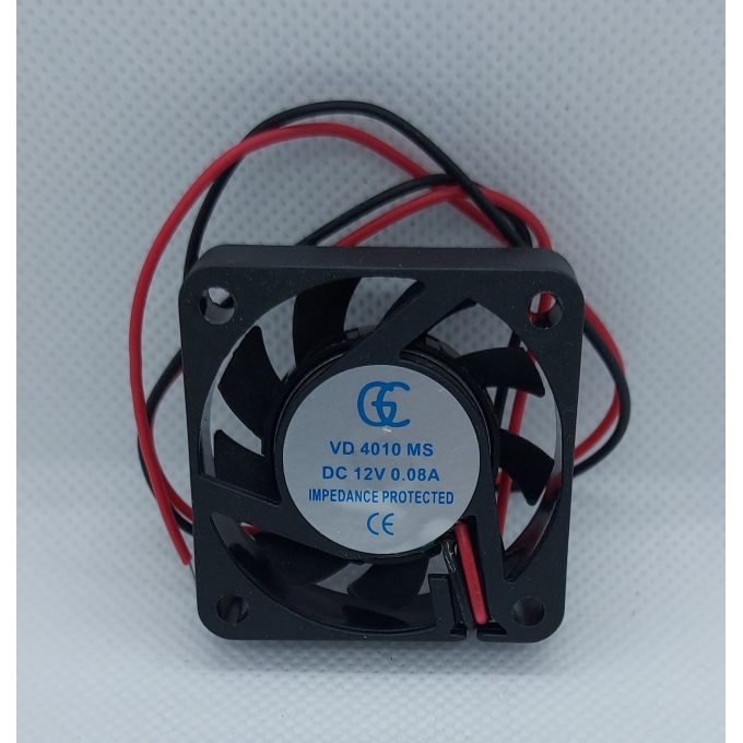 VENTILADOR - 40 X 40 X 10MM - 12VDC - NYLON - 2 FIOS