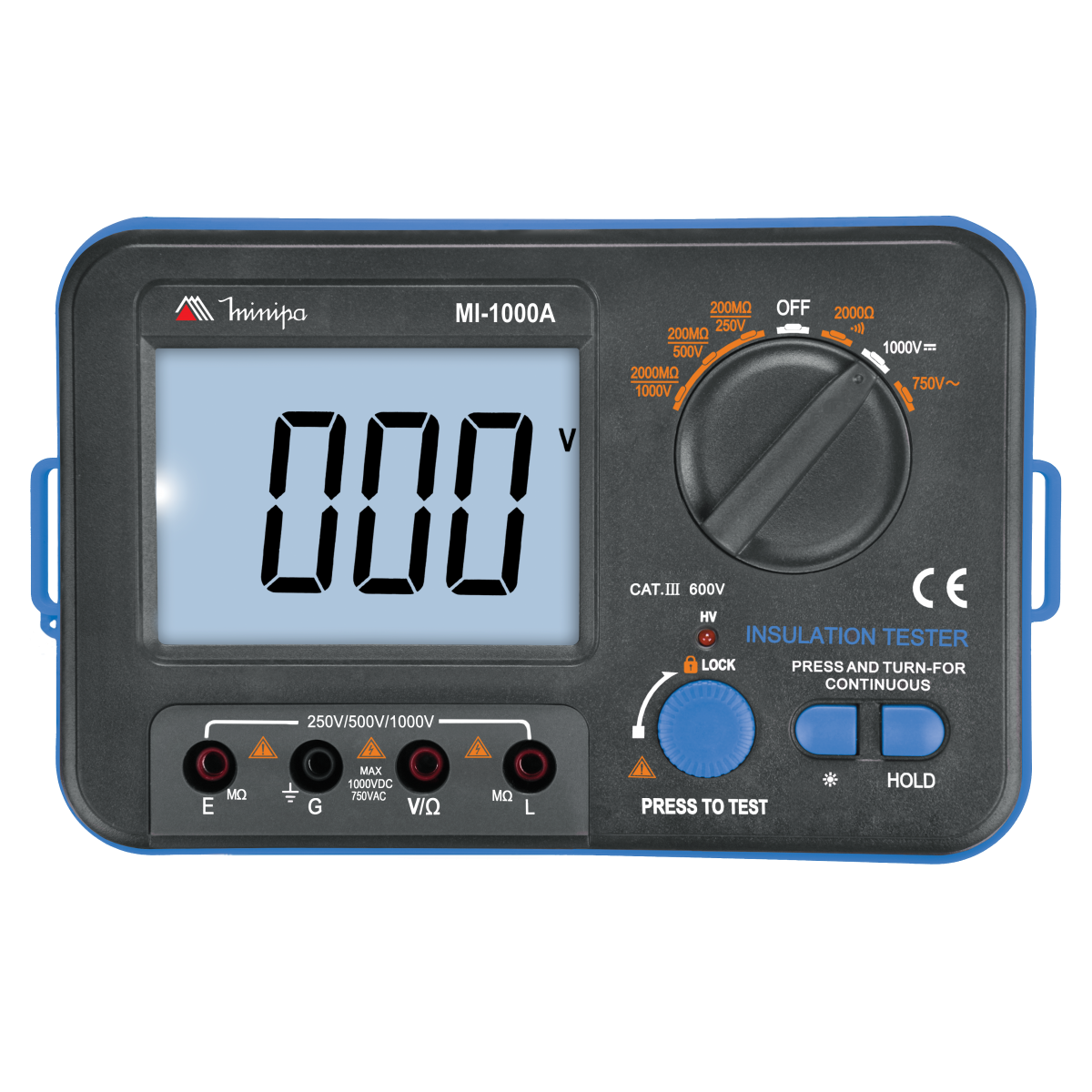MEGOMETRO DIGITAL MI 1000-A