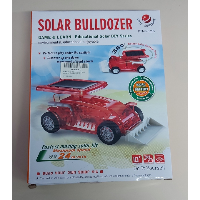 KIT EXPERIMENTOS - SOLAR BULLDOZER