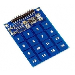 ARDUINO - ACESSORIO - TECLADO DIG. TOUCH  CAPACITIVO - 16 TECLAS