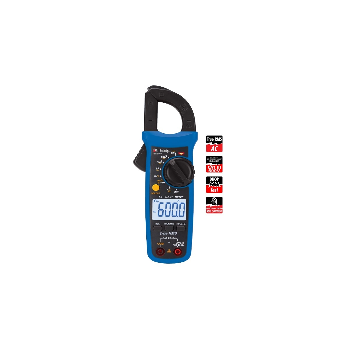 ALICATE AMPERIMETRO - ET 3155