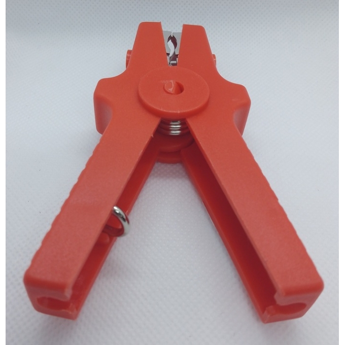 GARRA JACARE C/ISOL. GI 130 VERMELHO - FUSIBRAS MENOR