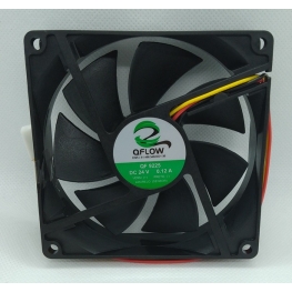 VENTILADOR - QFLOW - QA9225DV  - 24VDC - 92 x 92 x 25 CM - 3 FIOS (Q90SD5R-3F)