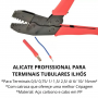 ALICATE HT 336E2 - 301E2 - CRIMP TERMINAL TUBULAR - 22/16AWG