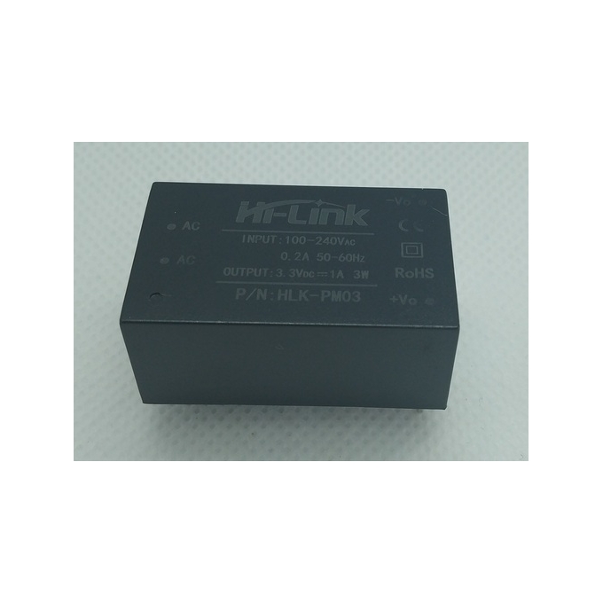 MINI FONTE HI-LINK - HLK-5M03 - 3,3VDC - 3W
