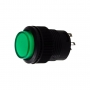 CHAVE BOTAO R16-503 AD - VERDE - TIPO PUSH BUTTON C/ TRAVA  C/ NEON