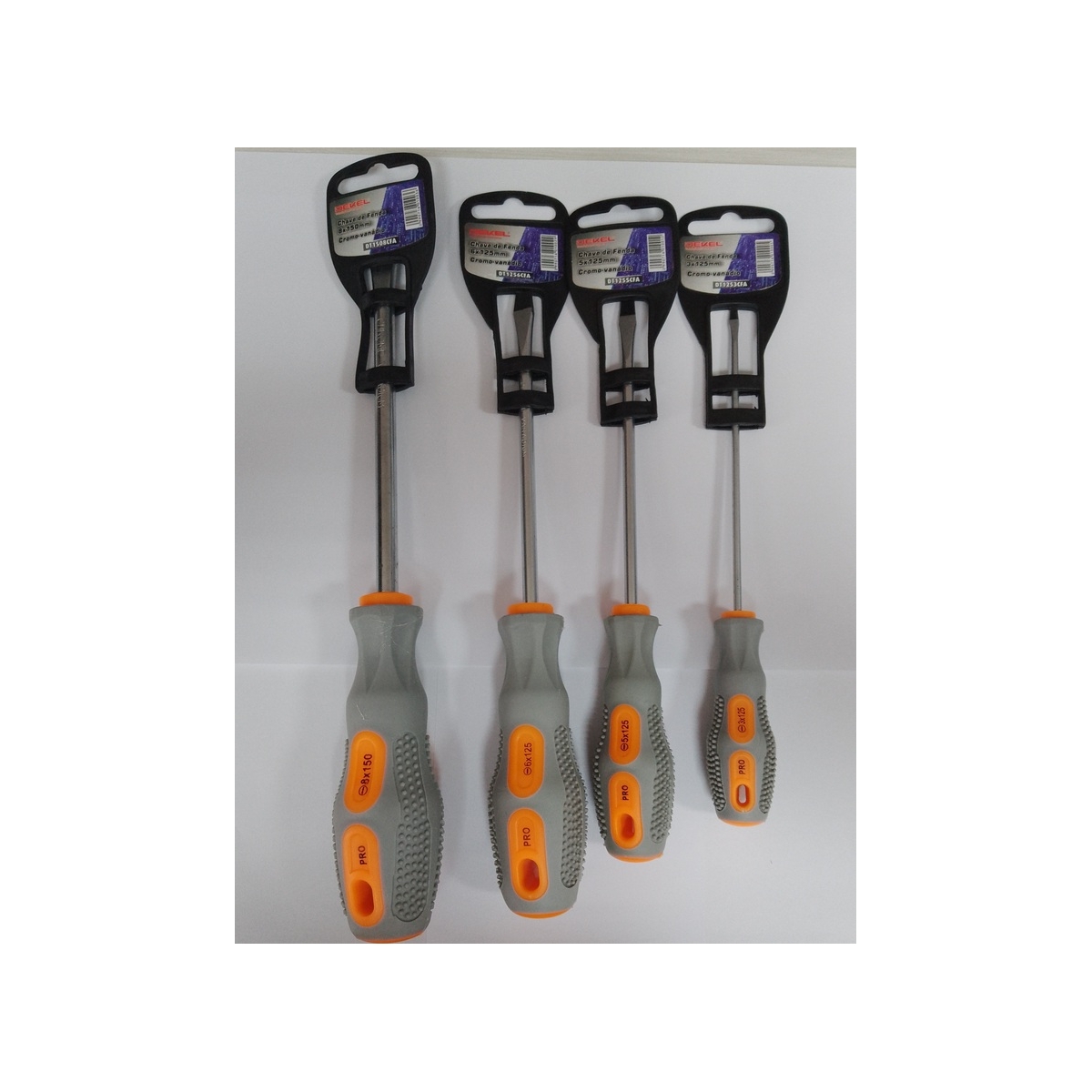 SOLDEN - JOGO DE CHAVE FENDA - DT4 CFA - 4 PECAS - ACO CROMO