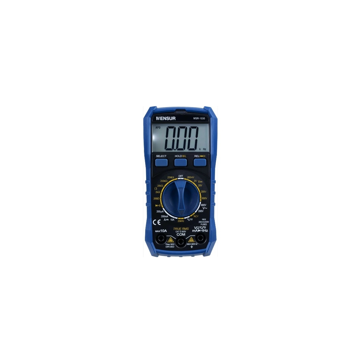 MENSUR - MULTIMETRO DIGITAL - MSR 1030 - TRUE RMS