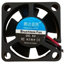 VENTILADOR - 30 X 30 X 10MM -  5 VDC - 2 FIOS C/ KIT PARAFUSOS