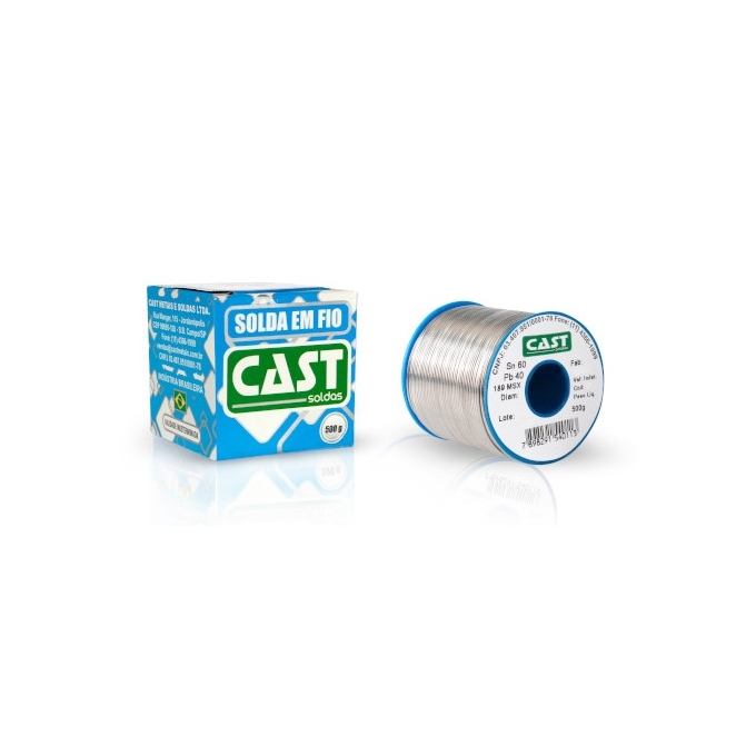 CAST - SOLDA 1,0MM 60 X 40 C/RES.ROLO 500G