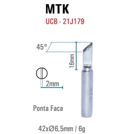 PONTA FACA 2,0MM M-T-K (21J179)