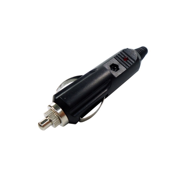 PLUG ACENDEDOR COM FUSIVEL P/AUTO - PLASTICO - COM LED