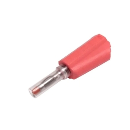 PINO BANANA DE SEGURANCA RETRATIL 4mm - PS-983 VERMELHO