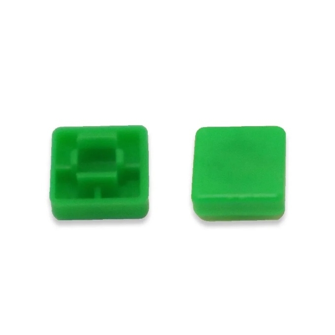BOTAO P/ CHAVE TAC SWITCH  - 12 x 12 - VERDE