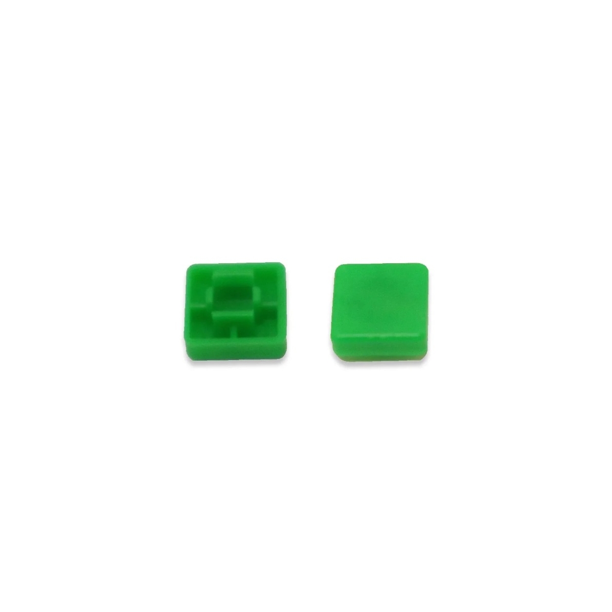 BOTAO P/ CHAVE TAC SWITCH  - 12 x 12 - VERDE