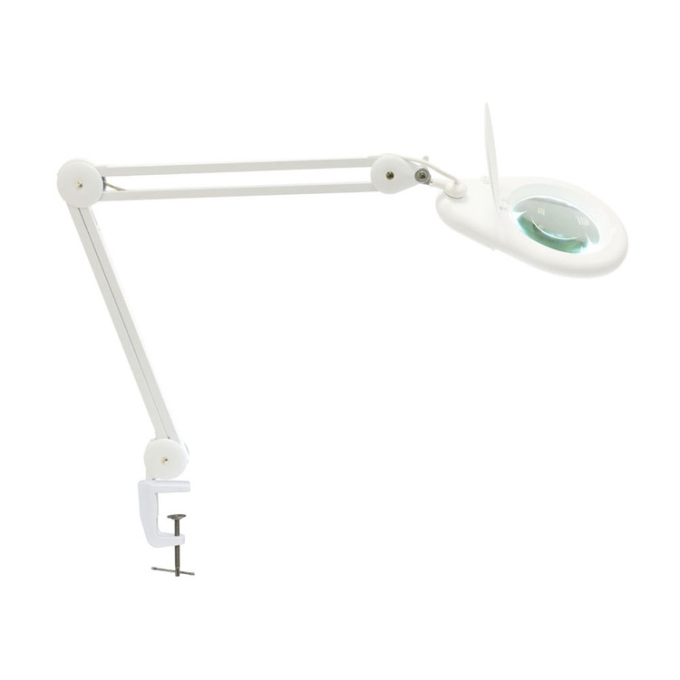 LUPA DE BANCADA - HL-400 (C/ LED) - (8X) BIVOLT